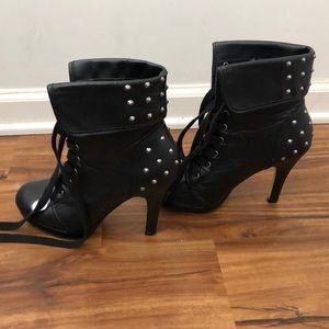 Madden girl studded heeled booties